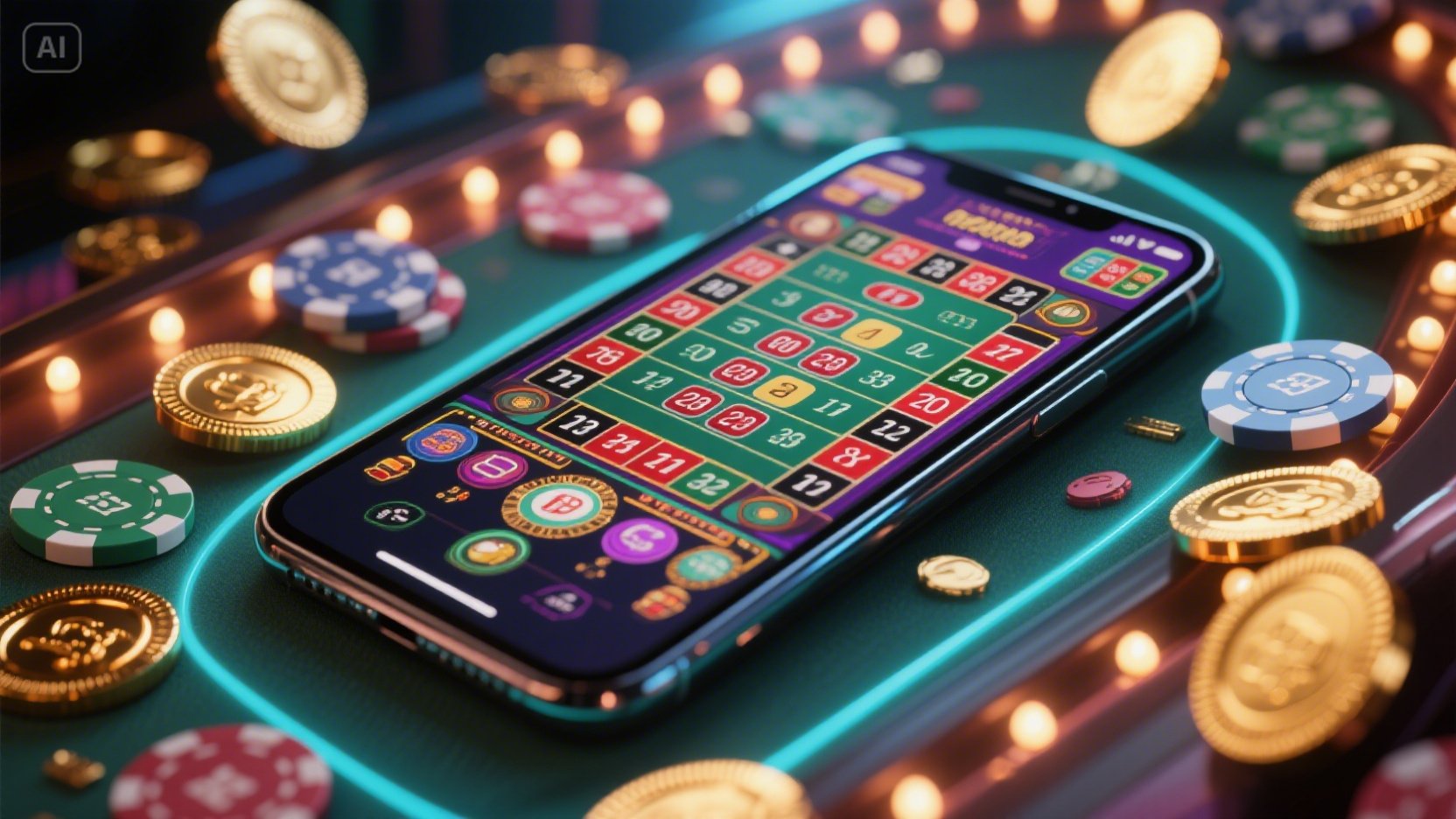 Casino American Poker desktop and mobile interfaces